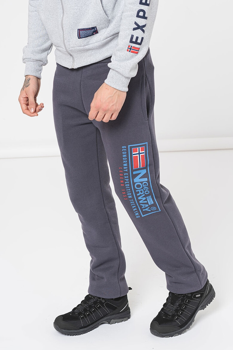 Geographical Norway Pantaloni regular fit de trening cu logo Moffroy - Pled.ro