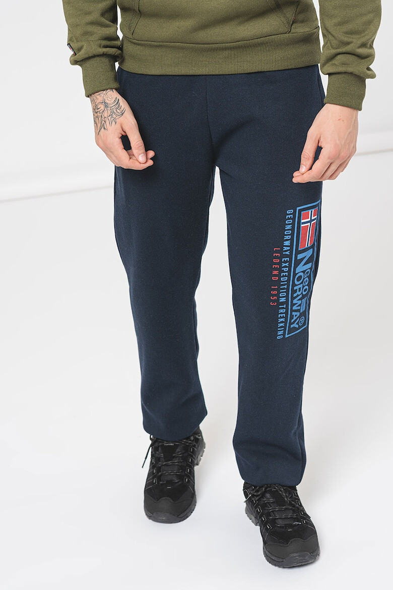 Geographical Norway Pantaloni regular fit de trening cu logo Moffroy - Pled.ro