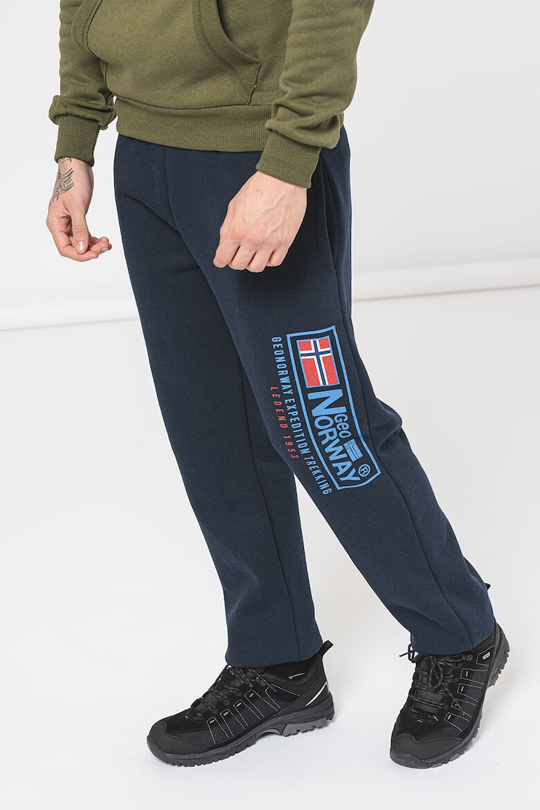 Geographical Norway Pantaloni regular fit de trening cu logo Moffroy - Pled.ro