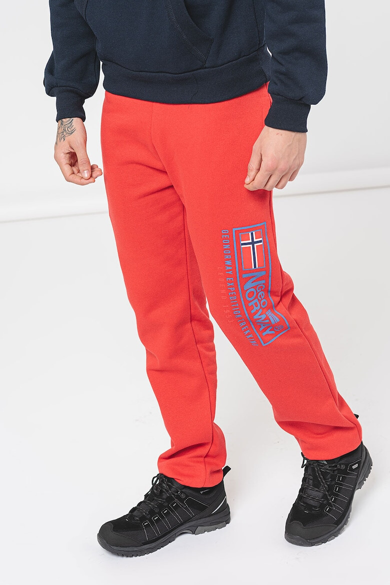 Geographical Norway Pantaloni regular fit de trening cu logo Moffroy - Pled.ro