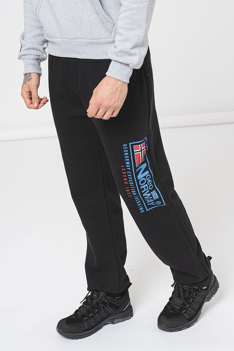 Geographical Norway Pantaloni regular fit de trening cu logo Moffroy - Pled.ro