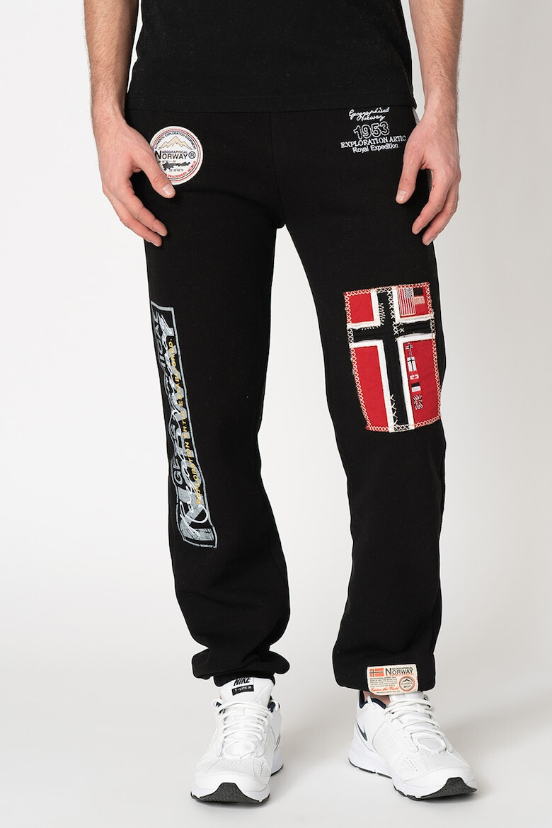 Geographical Norway Pantaloni sport cu aplicatii logo Myer - Pled.ro