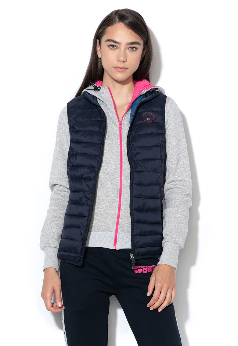 Geographical Norway Vesta cu vatelina subtire si aspect matlasat Vafne Lady - Pled.ro