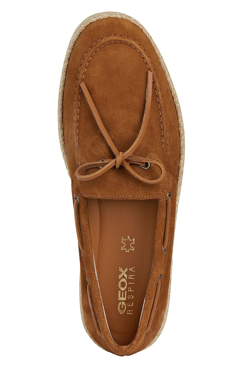 Geox Espadrile-mocasini de piele intoarsa - Pled.ro