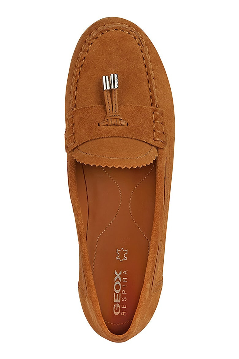 Geox Mocasini din piele intoarsa cu model uni - Pled.ro