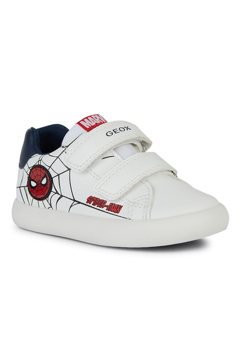 Geox Pantofi sport cu imprimeu cu Spider-Man si inchidere velcro - Pled.ro