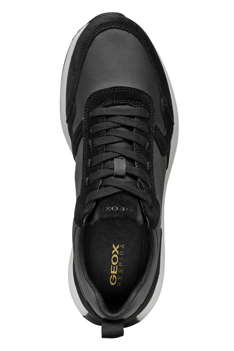 Geox Pantofi sport cu piele si piele intoarsa - Pled.ro