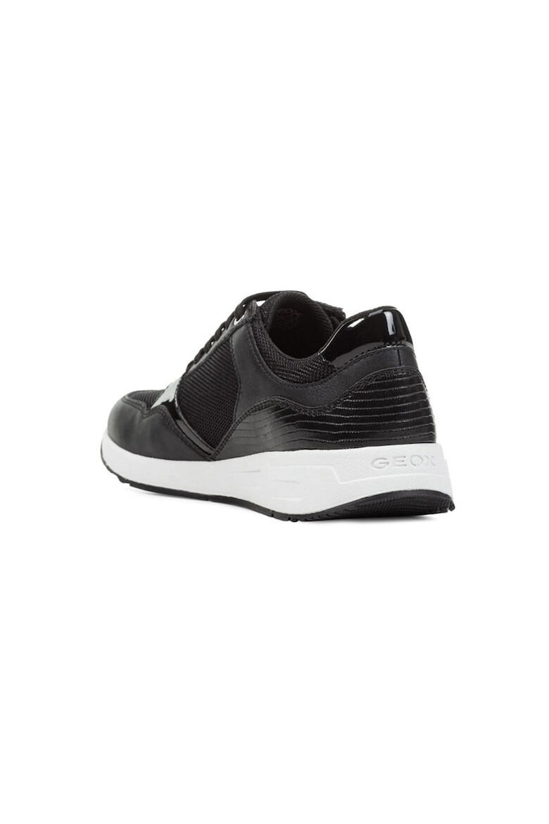 Geox Pantofi sport din piele ecologica cu insertii din material textil - Pled.ro