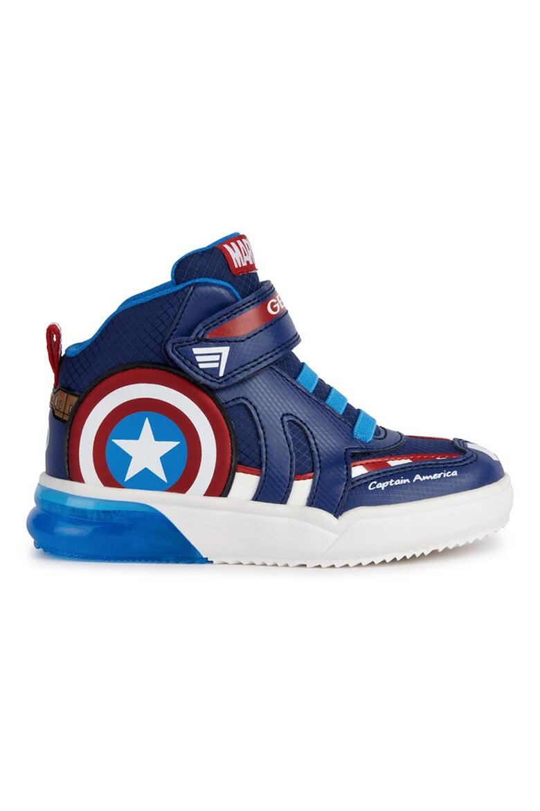 Geox Pantofi sport high-cut cu imprimeu Captain America - Pled.ro