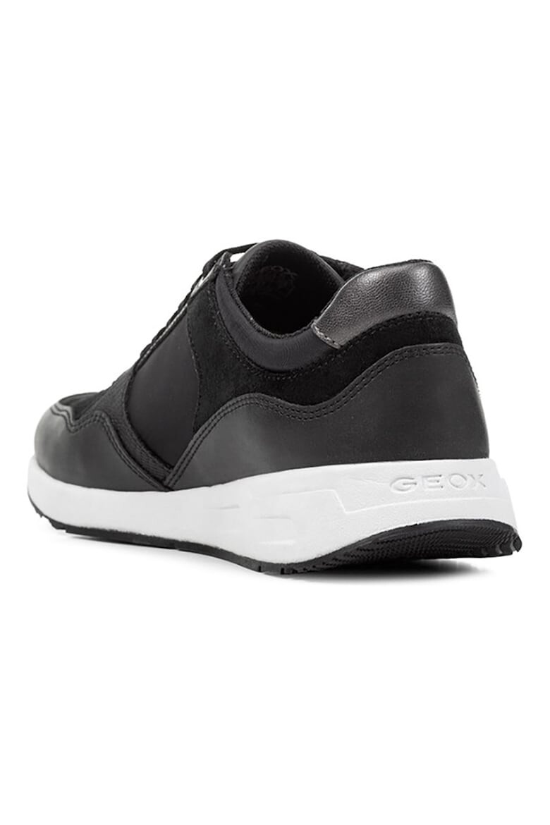 Geox Pantofi sport low-cut cu garnituri din piele intoarsa - Pled.ro