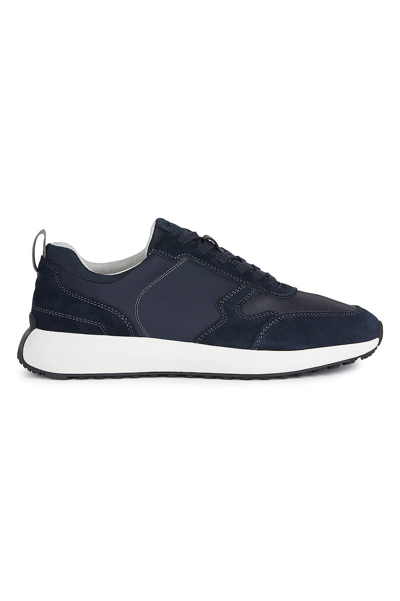 Geox Pantofi sport low-cut cu segmente de piele intoarsa - Pled.ro