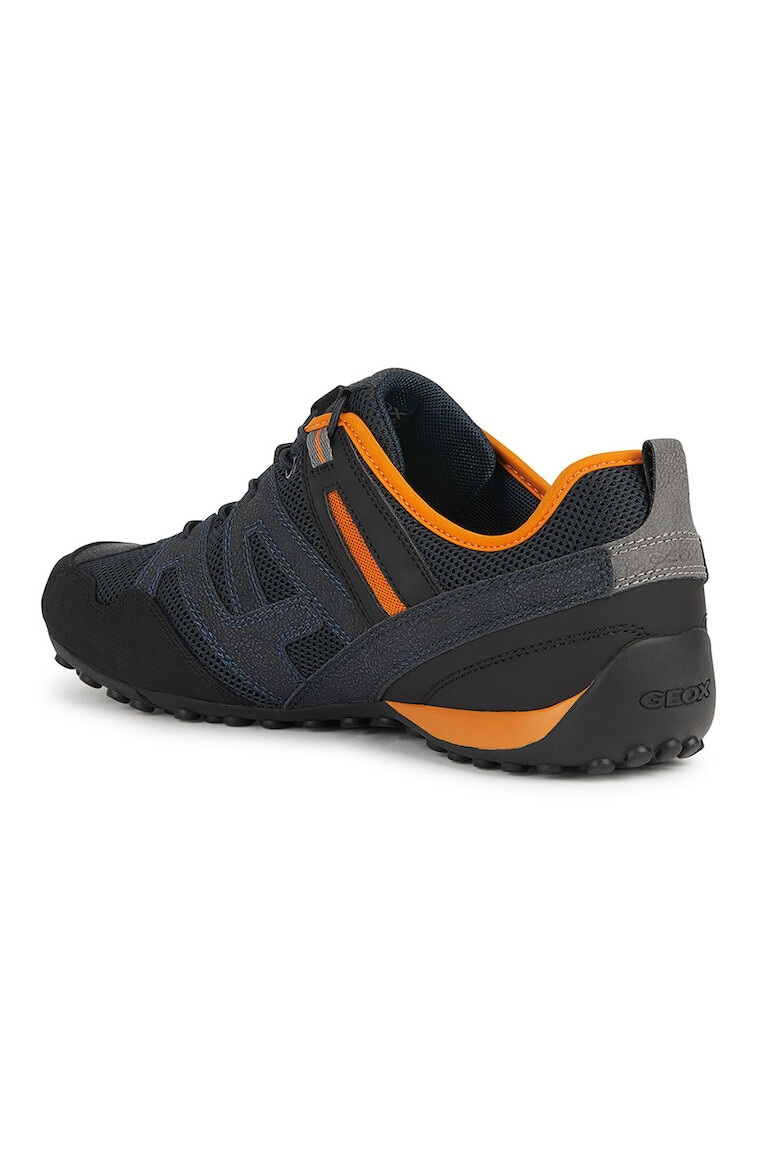 Geox Pantofi sport slip-on cu insertii de plasa - Pled.ro