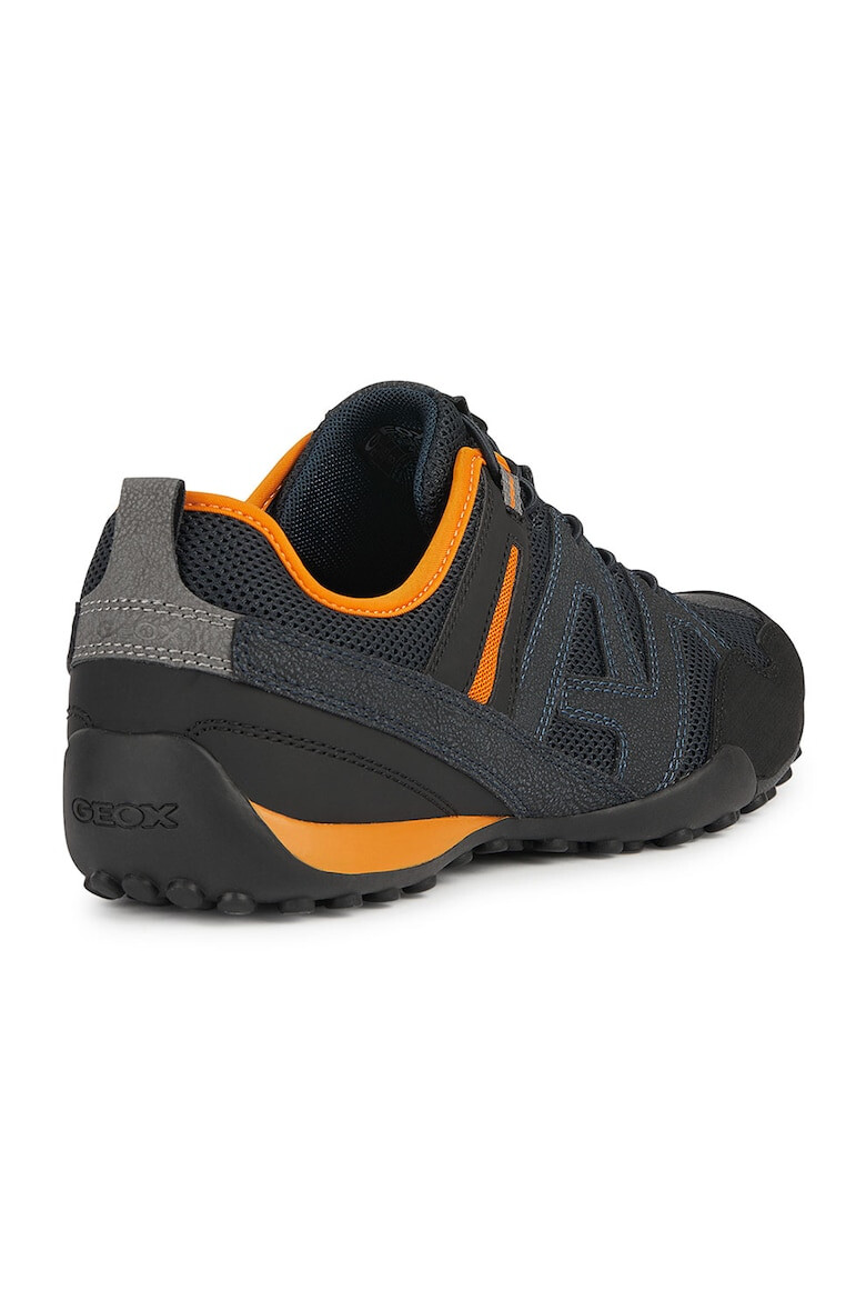 Geox Pantofi sport slip-on cu insertii de plasa - Pled.ro