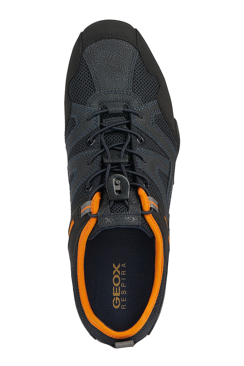 Geox Pantofi sport slip-on cu insertii de plasa - Pled.ro