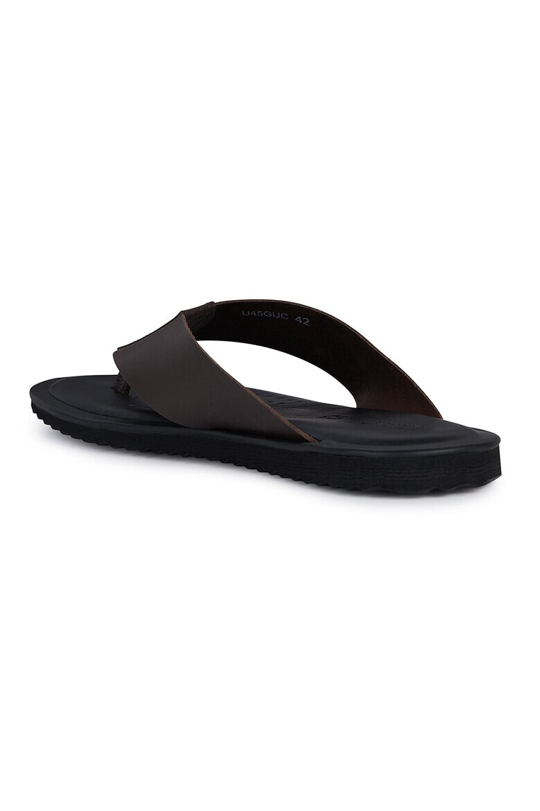 Geox Papuci flip-flop de piele - Pled.ro