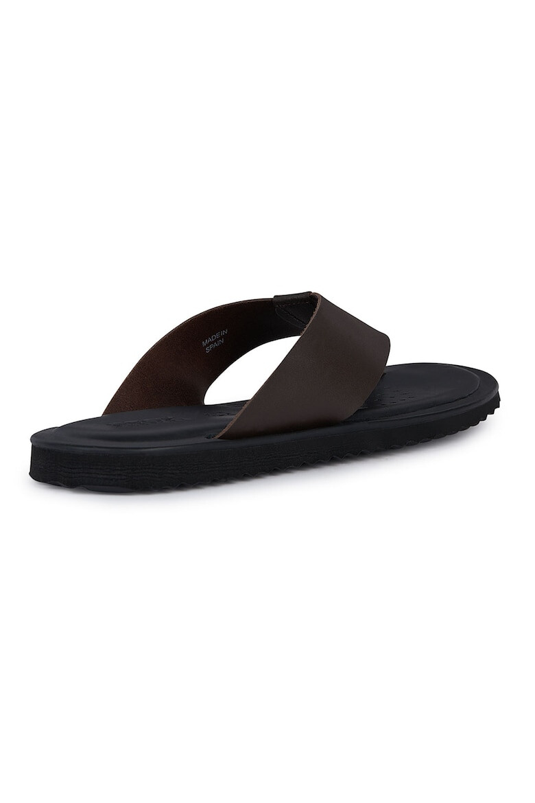 Geox Papuci flip-flop de piele - Pled.ro