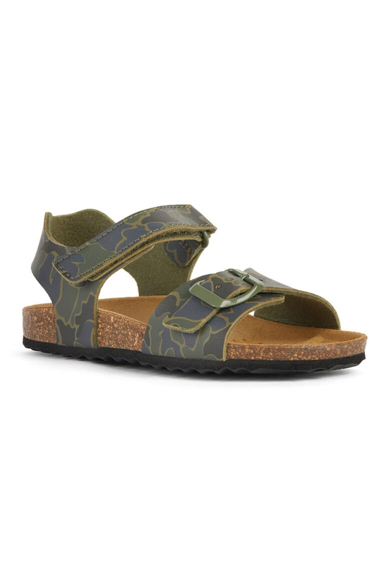 Geox Sandale cu velcro si imprimeu camuflaj - Pled.ro