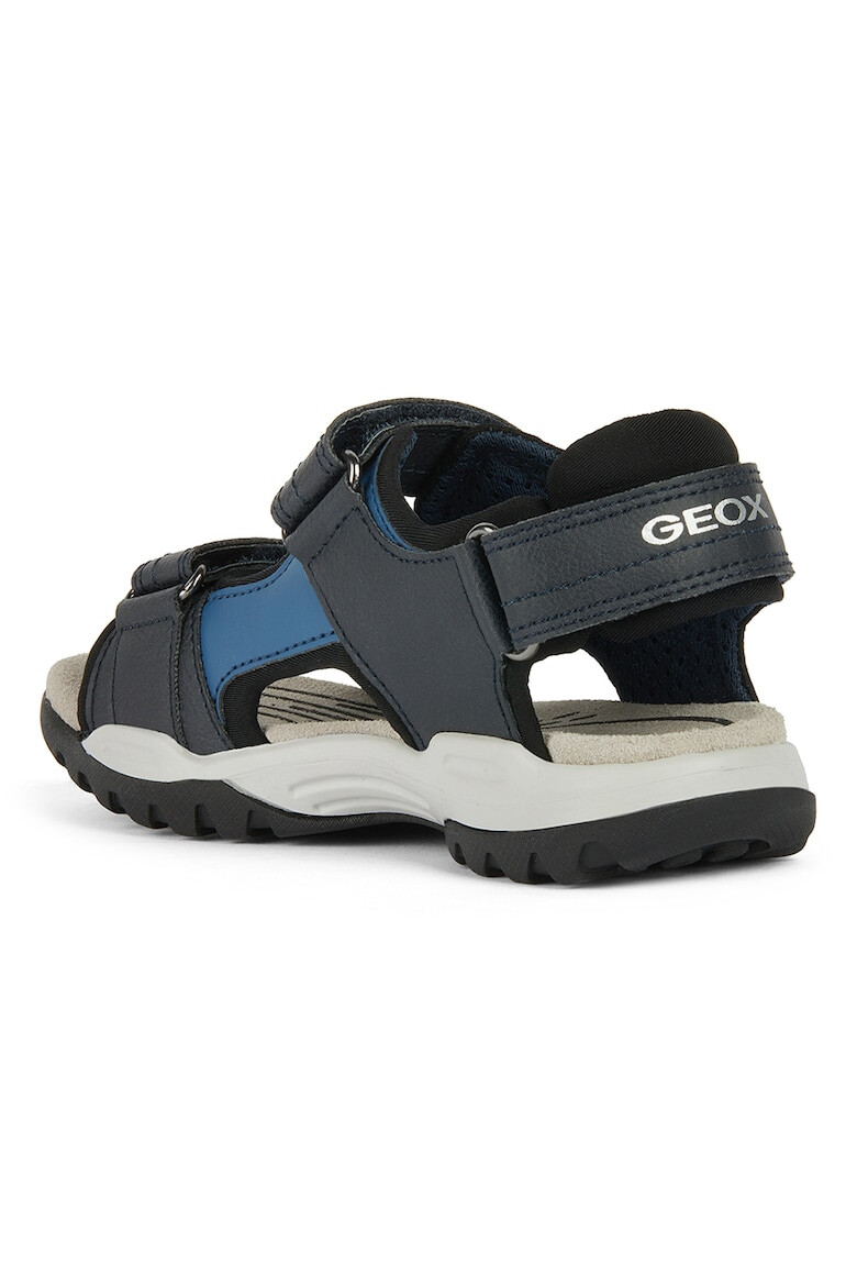 Geox Sandale de piele ecologica cu banda velcro - Pled.ro