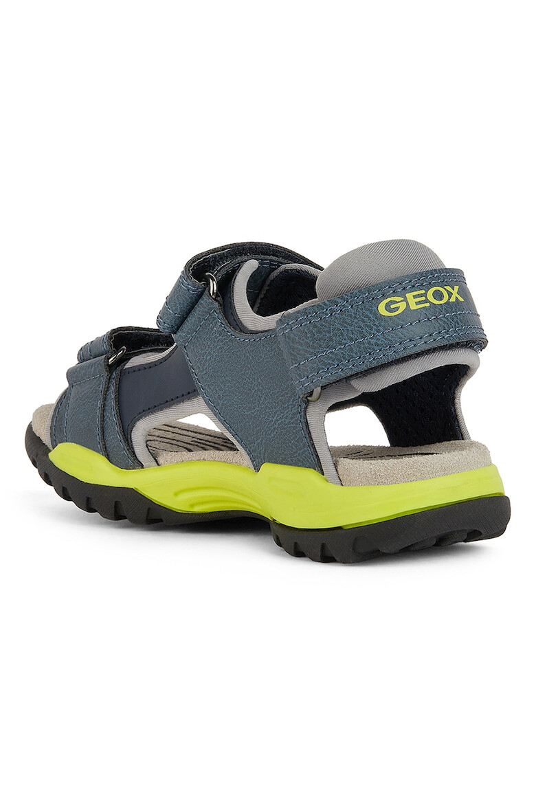 Geox Sandale de piele ecologica cu banda velcro - Pled.ro