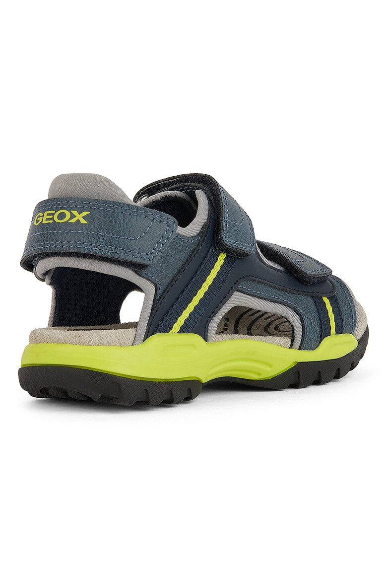 Geox Sandale de piele ecologica cu banda velcro - Pled.ro