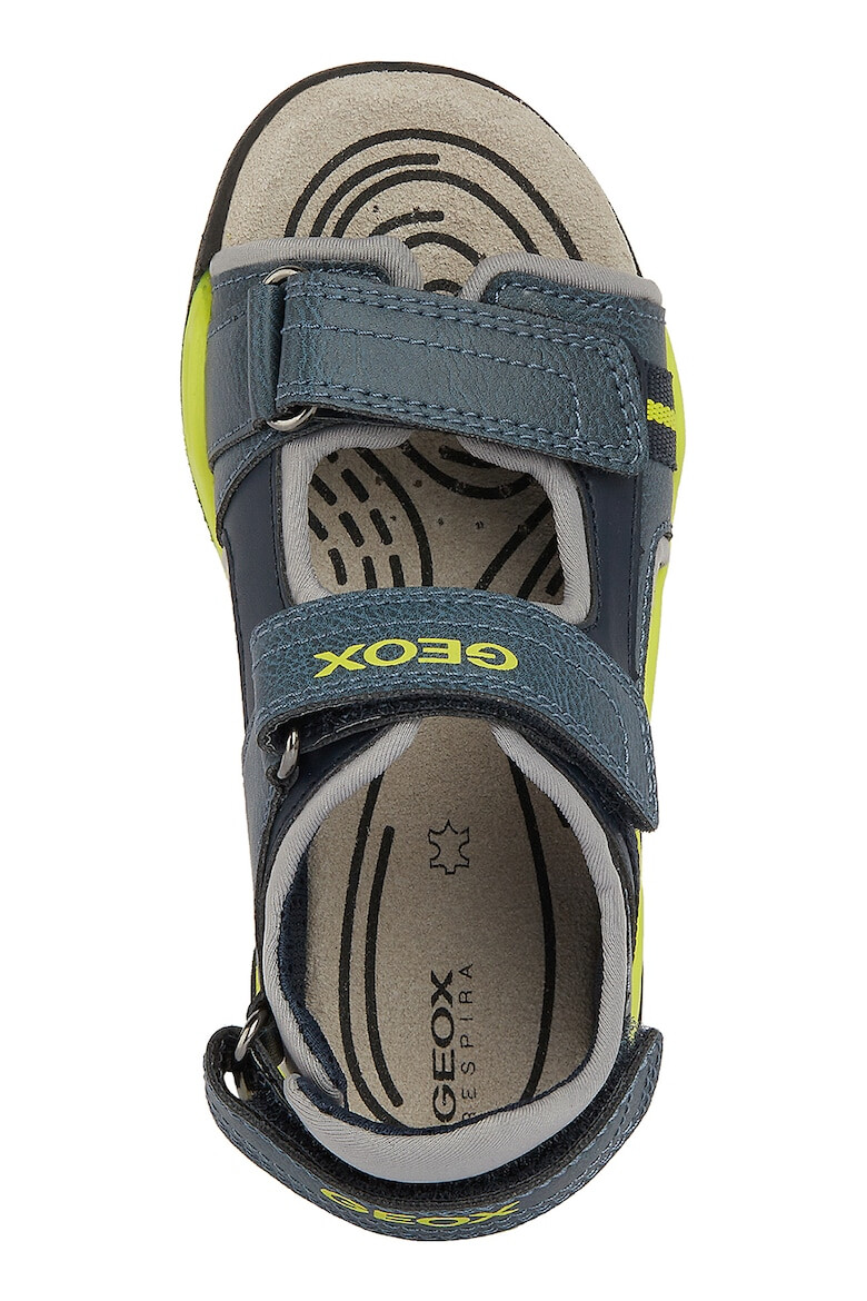 Geox Sandale de piele ecologica cu banda velcro - Pled.ro