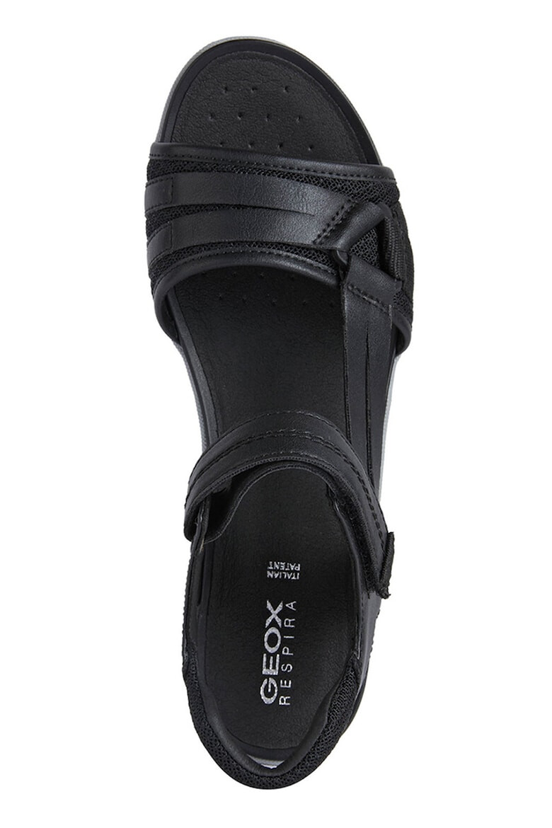 Geox Sandale de piele ecologica cu velcro - Pled.ro