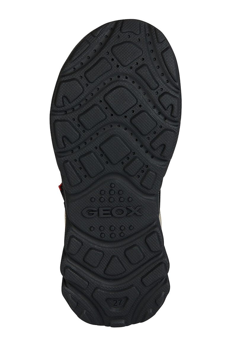 Geox Sandale de piele ecologica si material textil cu velcro - Pled.ro