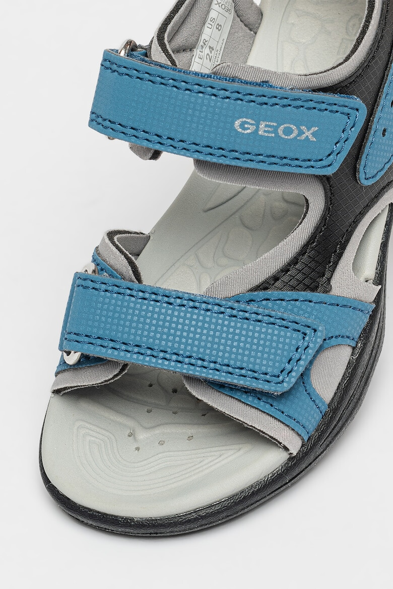 Geox Sandale de piele ecologica si material textil Vaniett - Pled.ro