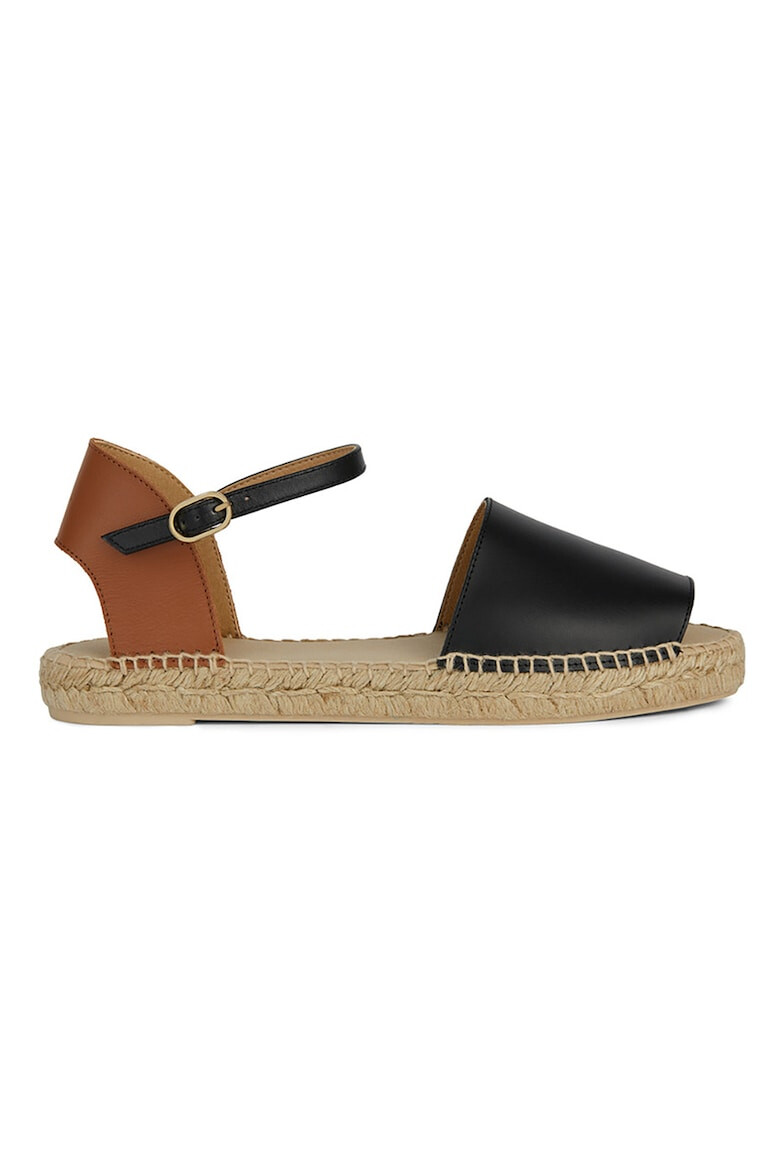 Geox Sandale-espadrile din piele - Pled.ro