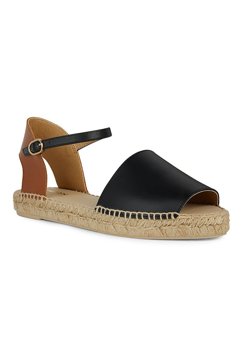 Geox Sandale-espadrile din piele - Pled.ro