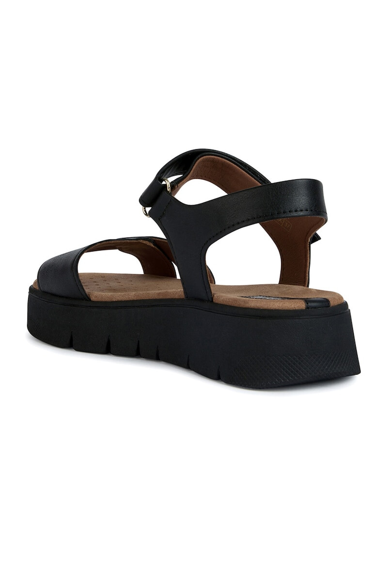 Geox Sandale wedge cu garnituri de piele - Pled.ro