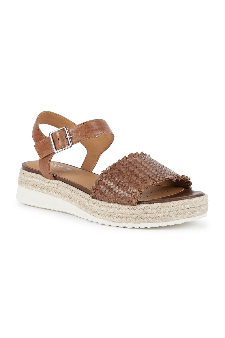 Geox Sandale wedge de piele - Pled.ro