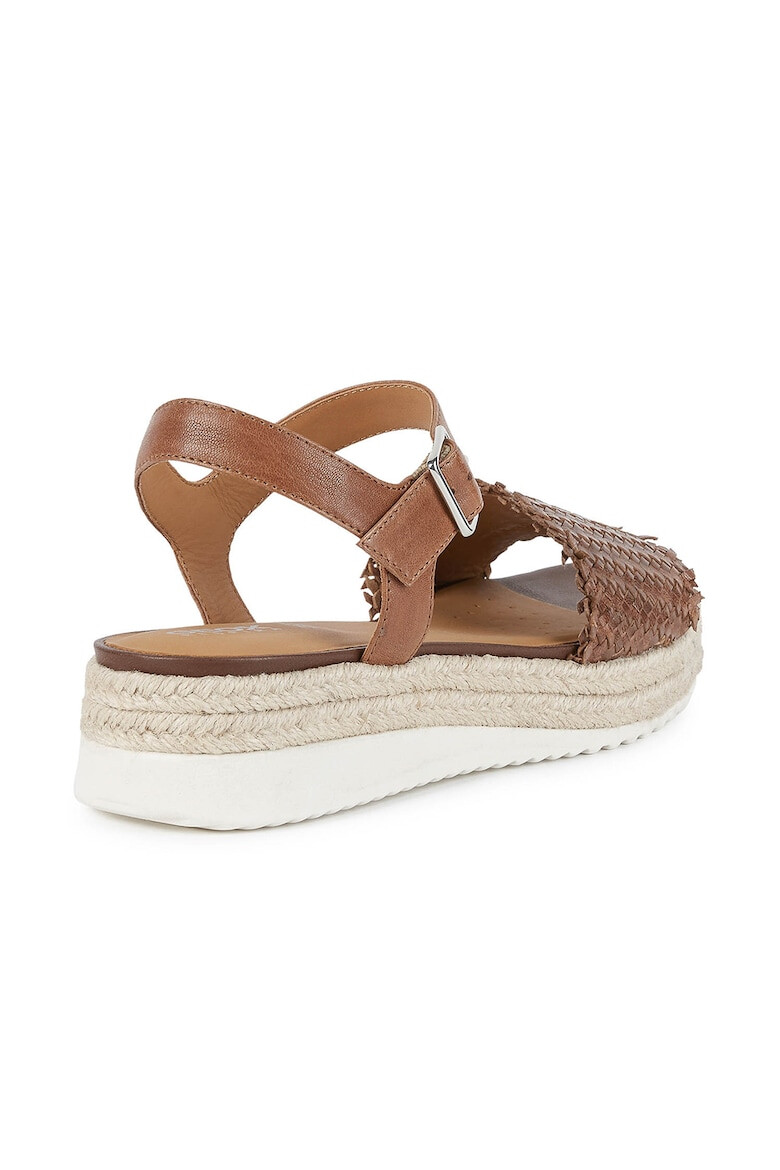 Geox Sandale wedge de piele - Pled.ro