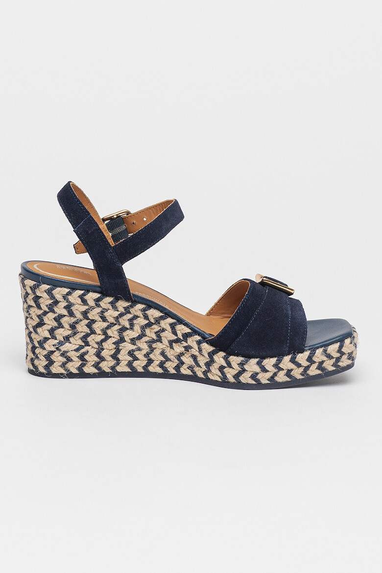 Geox Sandale wedge de piele intoarsa Panarea - Pled.ro