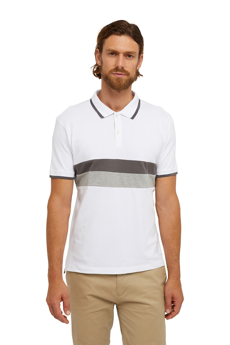 Geox Tricou polo cu detalii contrastante - Pled.ro