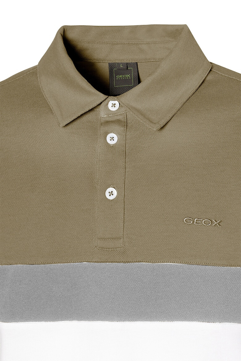 Geox Tricou polo cu logo brodat - Pled.ro