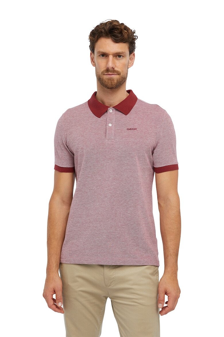 Geox Tricou polo cu logo brodat - Pled.ro