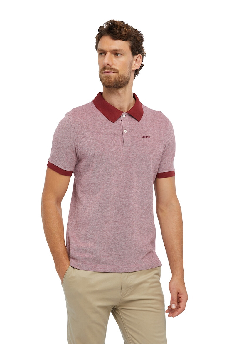 Geox Tricou polo cu logo brodat - Pled.ro