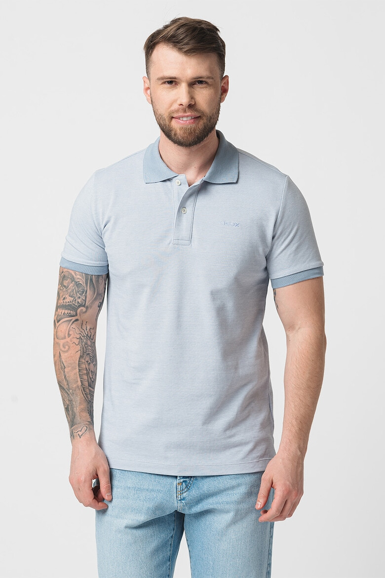 Geox Tricou polo cu logo brodat - Pled.ro