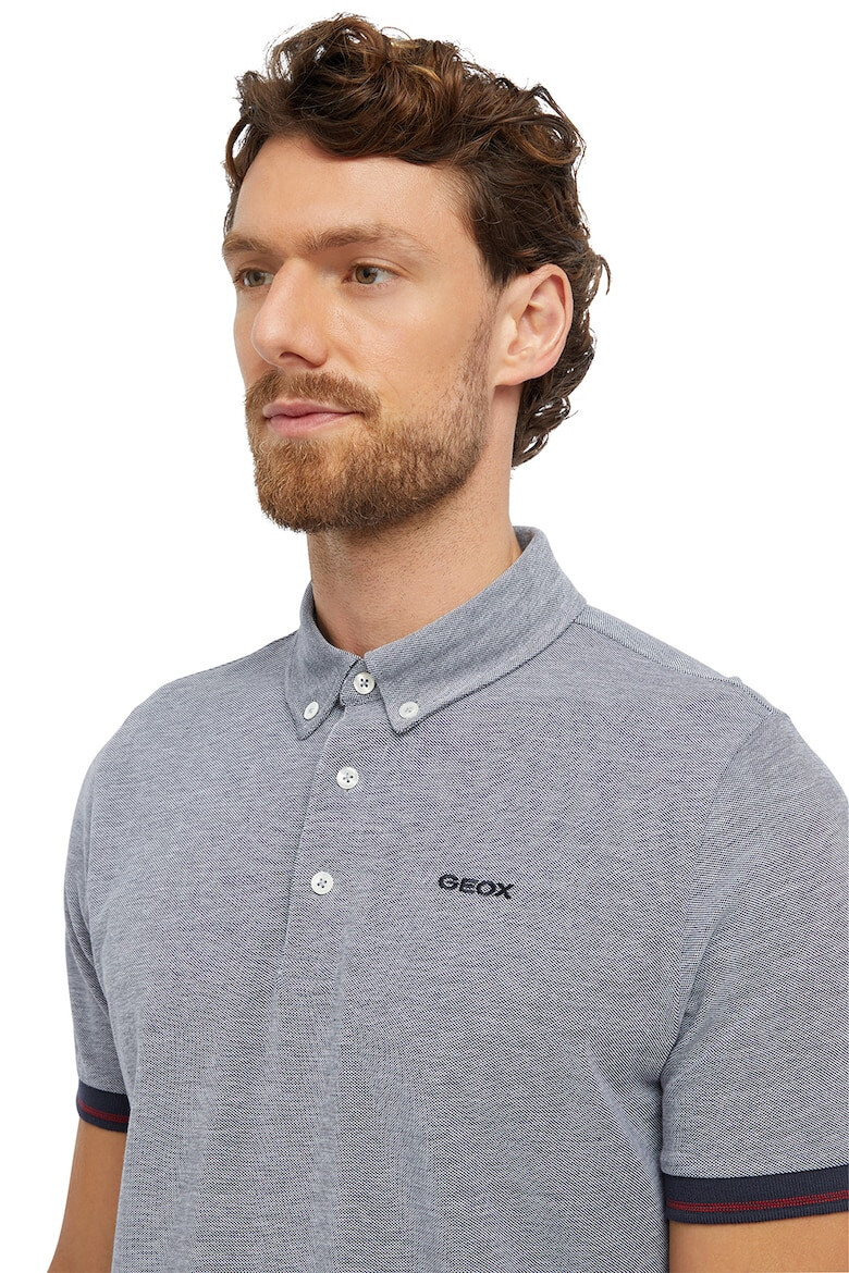 Geox Tricou polo cu logo discret - Pled.ro