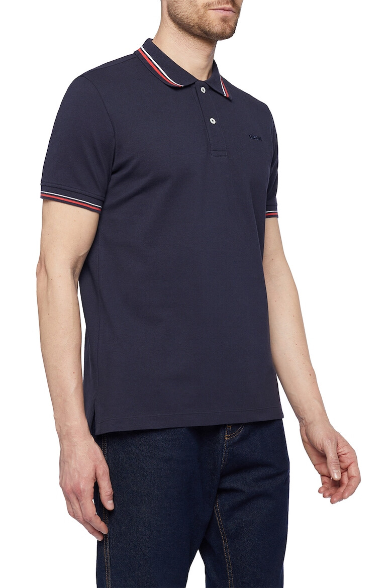 Geox Tricou polo de bumbac cu aspect pique - Pled.ro