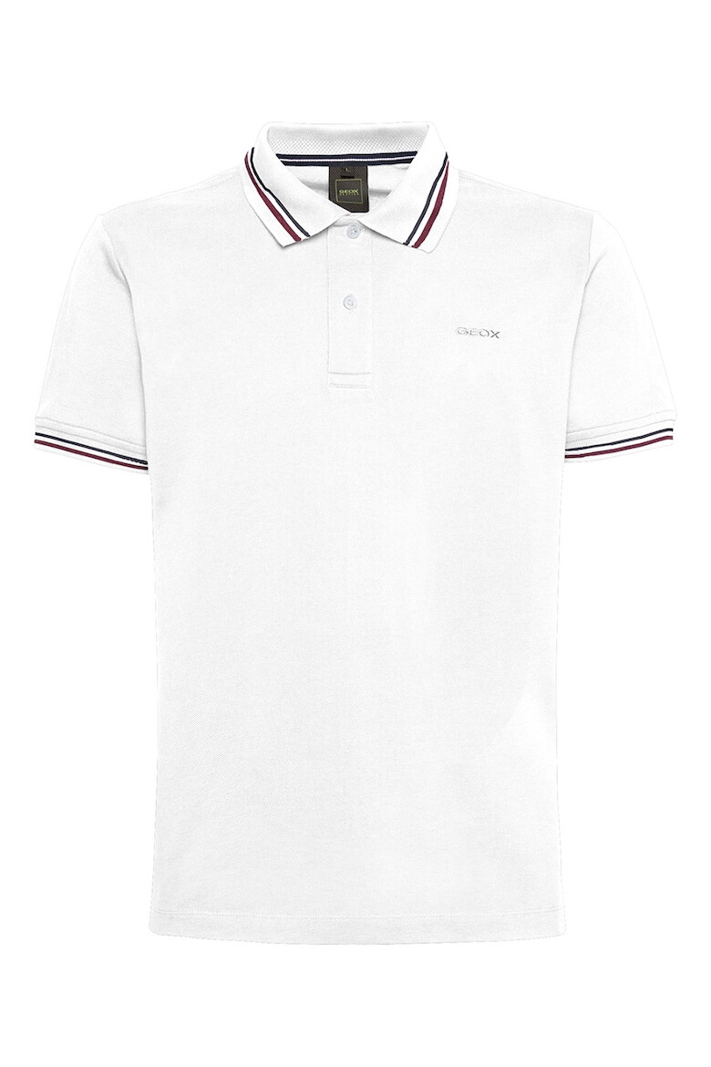 Geox Tricou polo de bumbac cu aspect pique - Pled.ro