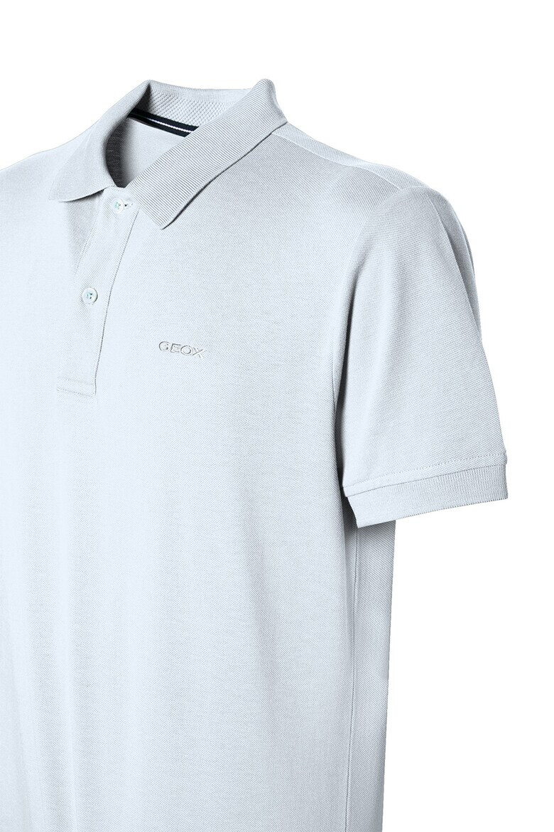 Geox Tricou polo de bumbac cu logo brodat pe piept - Pled.ro