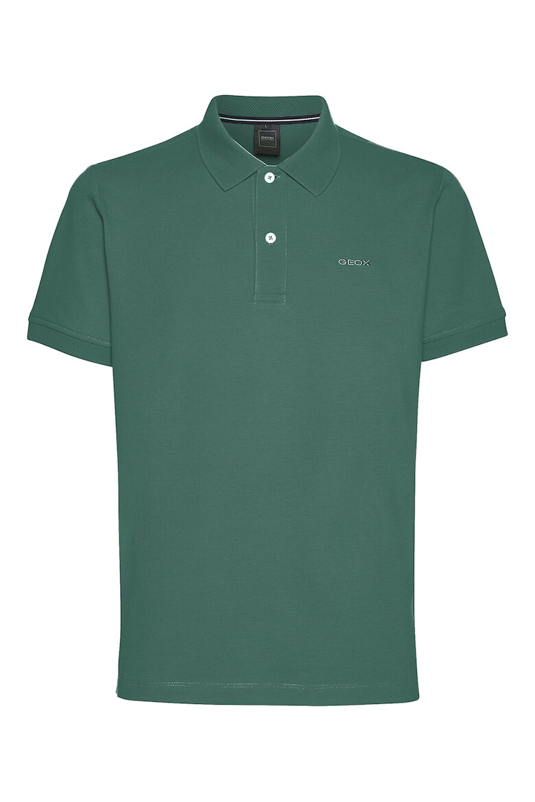 Geox Tricou polo de bumbac cu logo brodat pe piept - Pled.ro