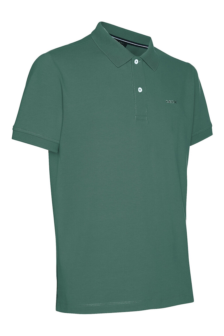 Geox Tricou polo de bumbac cu logo brodat pe piept - Pled.ro