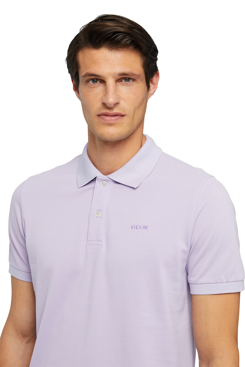 Geox Tricou polo de bumbac cu logo brodat pe piept - Pled.ro