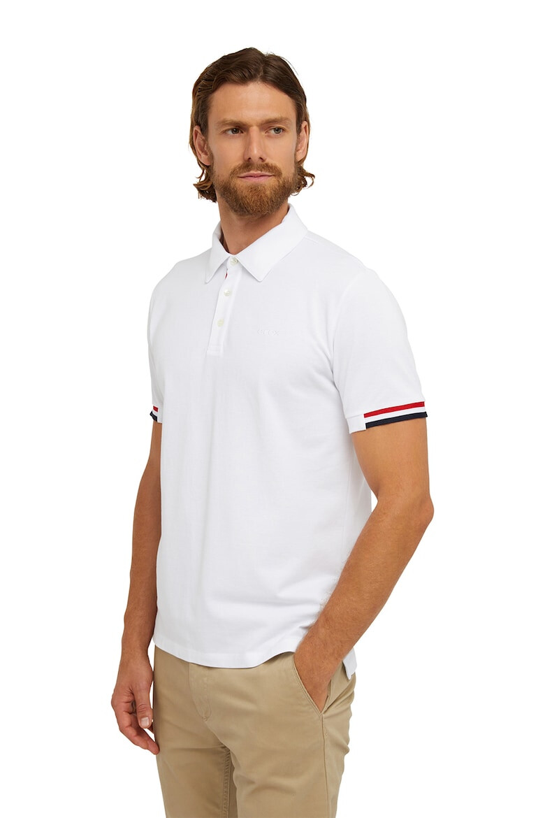 Geox Tricou polo de bumbac cu slituri laterale - Pled.ro