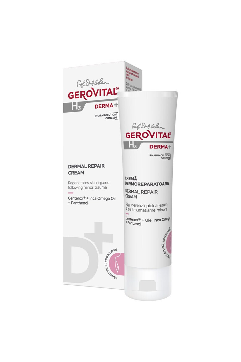 Gerovital Crema dermoreparatoare H3 Derma+ 50 ml - Pled.ro