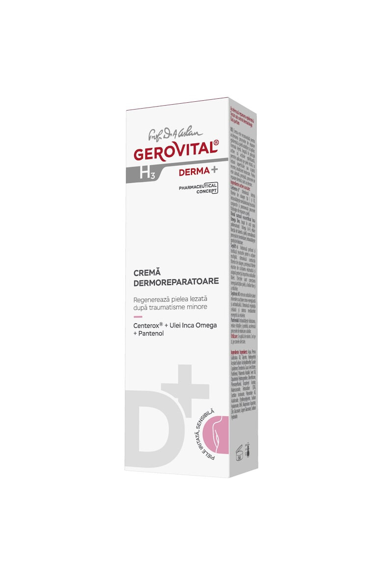 Gerovital Crema dermoreparatoare H3 Derma+ 50 ml - Pled.ro