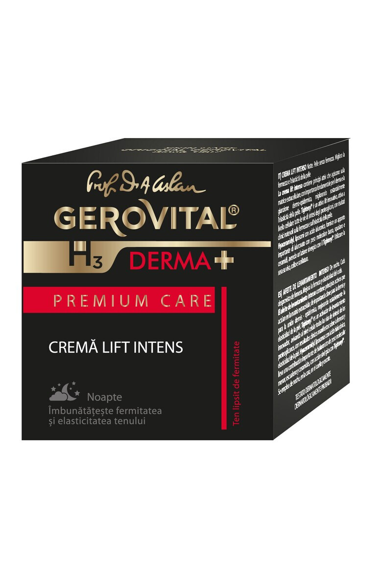 Gerovital Crema lift intens H3 Derma+ Premium Care 50 ml - Pled.ro